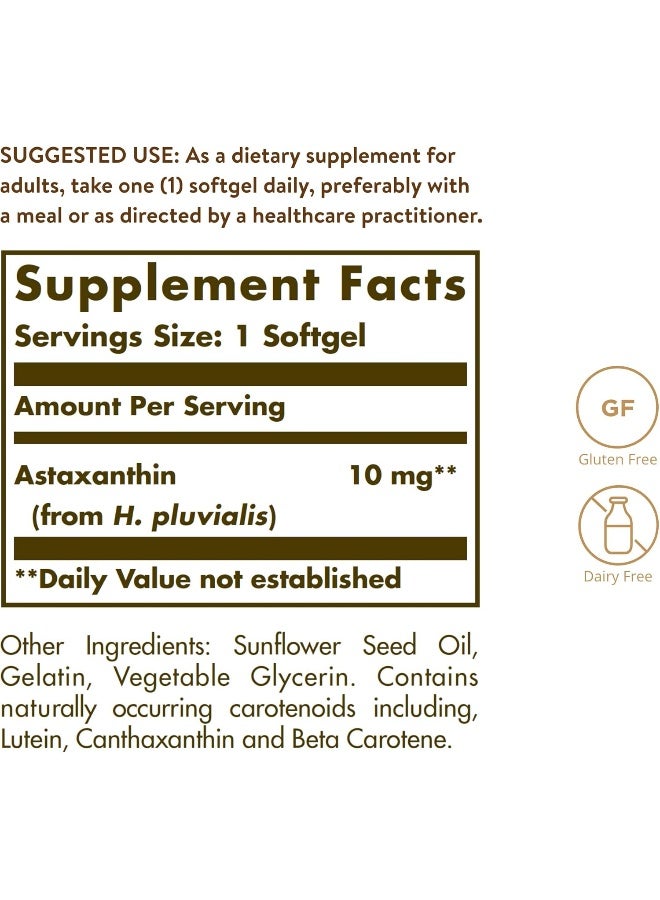 Solgar Astaxanthin 10 Mg, 30 Softgels Packaging May Vary - Image 5