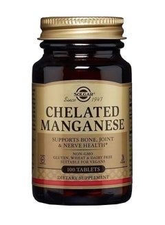 Chelated Manganese Dietary Supplement - 100 Tablets