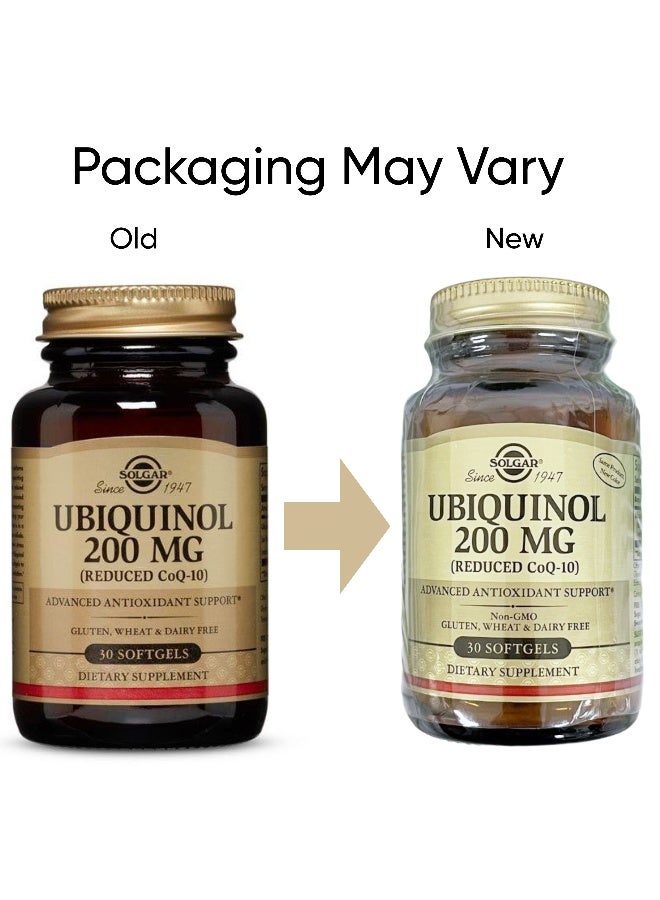 Solgar Ubiquinol (Reduced CoQ10), 200 mg, 30 Softgels Packaging May Vary - Image 2