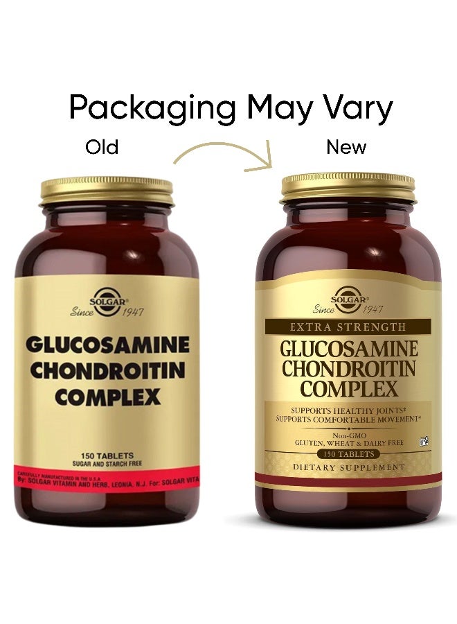 Solgar Extra Strength Glucosamine Chondroitin Complex, 150 Tablets Packaging May Vary - Image 2