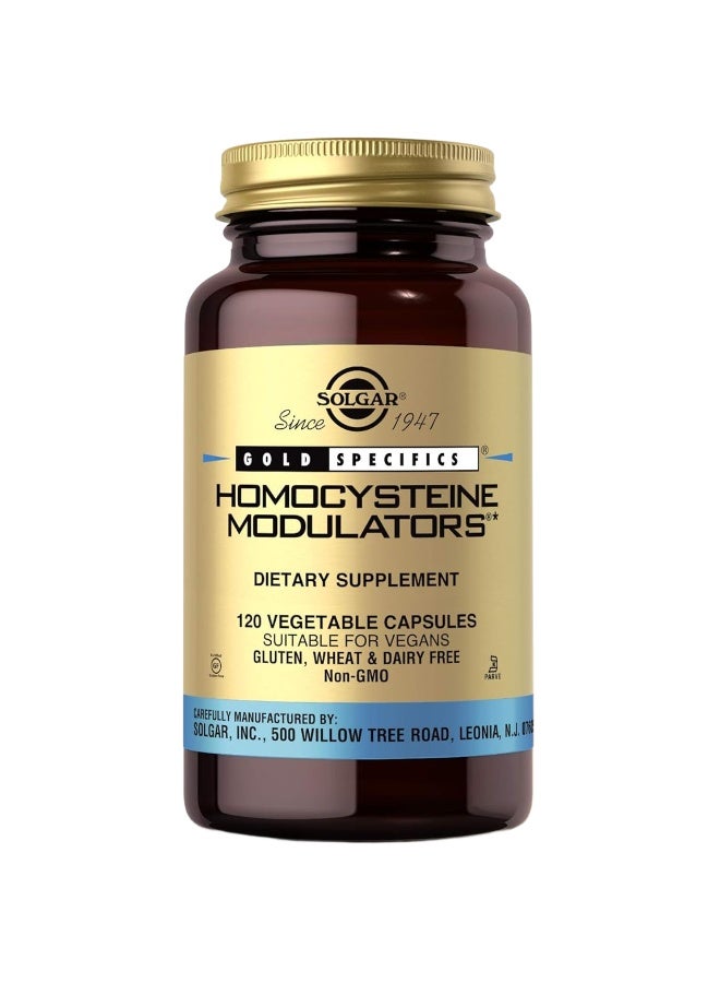Solgar - Homocysteine Modulators, 120 Vegetable Capsules Packaging May Vary - Image 1