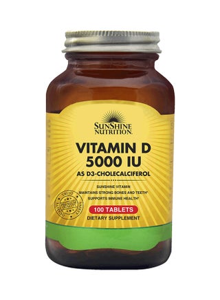 Vitamin D As D3-Cholecalciferol Dietary Supplement 100 tablets