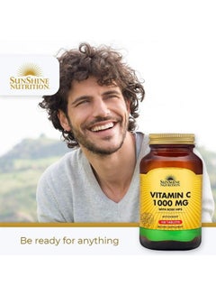 SUNSHINE NUTRITION Vitamin C With Rose Hips Dietary Supplement 100 Tablets  - Image 2