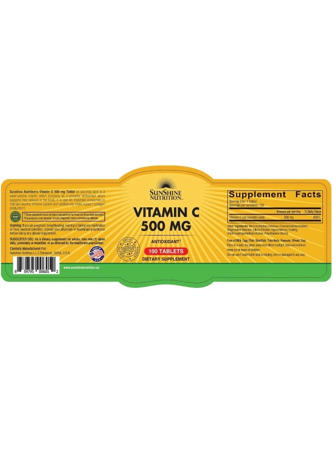 Vitamin C Dietary Supplement 100 Tablets - pnsku/N15015853A/45/_/1732554871/47fb0135-9f71-48d9-b71c-dc9d26fb9cf3