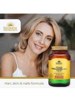 SUNSHINE NUTRITION Advanced Collagen + Vitamin C  Dietary Supplement 100 Tablets  - Image 2