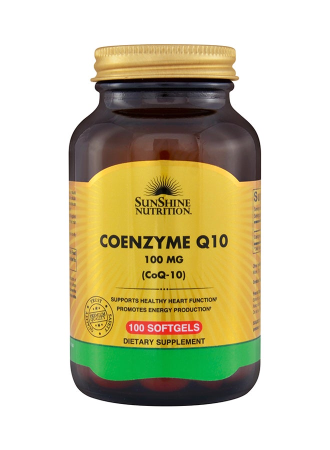 سنشاين نيوترشن أنزيم Q10 مكمل غذائي 100 كبسولة هلامية - Image 1