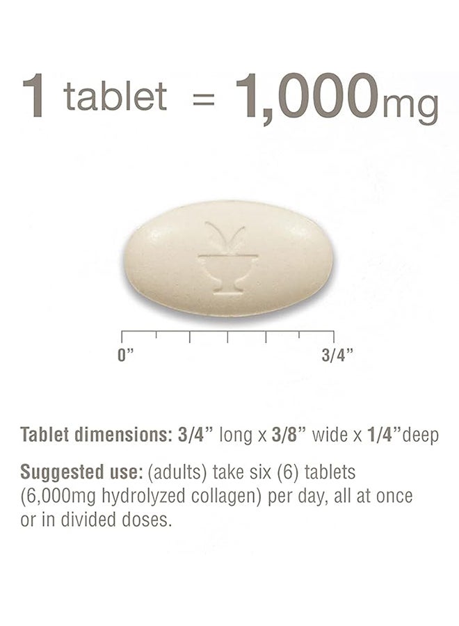 youtheory Collagen 6000Mg Dietary Supplement Skin Hair And Nail Formula 160 Tablets - Image 2