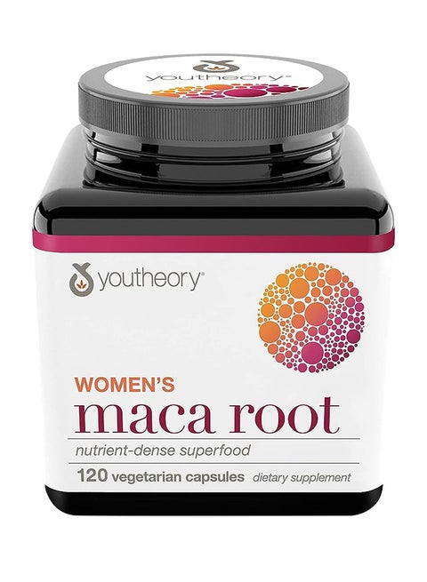 Women'S Maca Root Dietary Supplement Nutrient-Dense Superfood 120 Veg Capsules