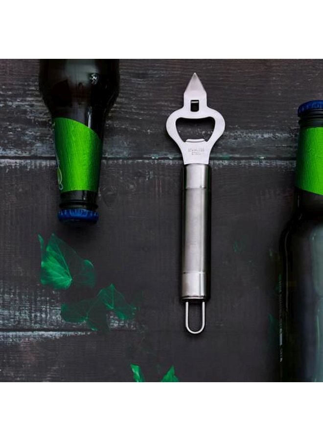 Royalford Bottle Opener Chrome Plated Stainless Steel Dishwasher Safe 19X4.3Cm Silver 19x4.3cm  - Image 3