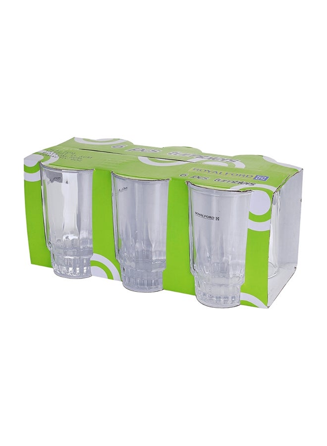 Royalford 6-Piece Glass Tumbler Set Clear 266ml  - Image 5
