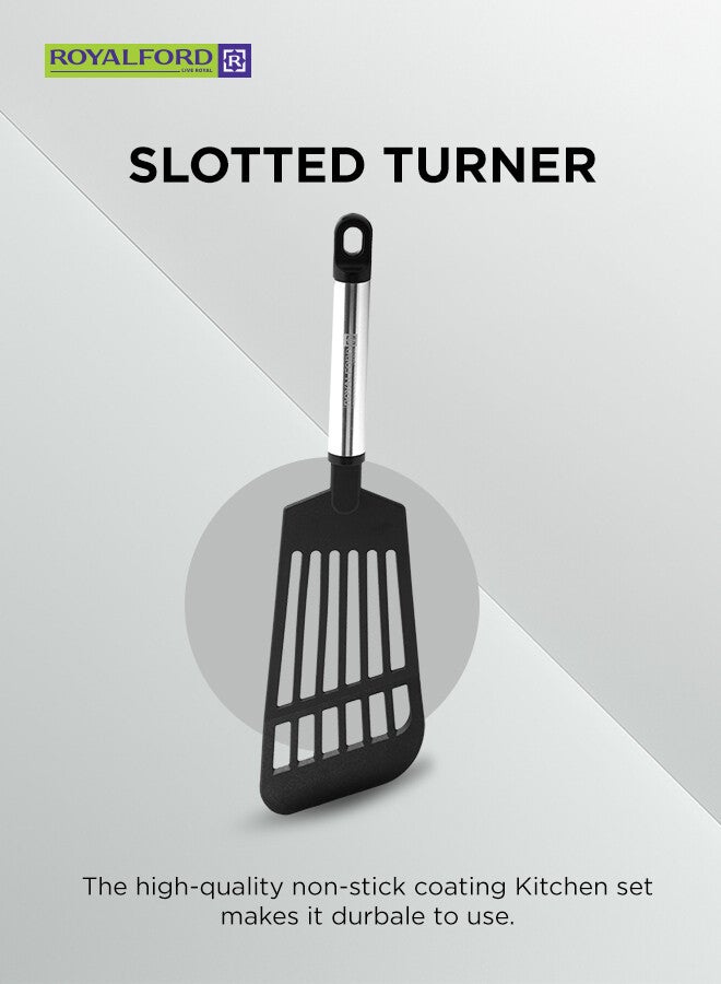 رويال فورد طقم ملاعق مسطحة من 5 قطع أسود/ فضي 30سم - Image 3