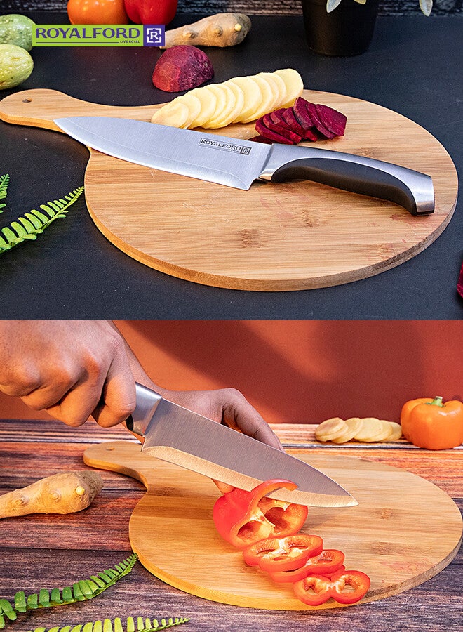 Royalford Chef Knife Silver 8inch - Image 5