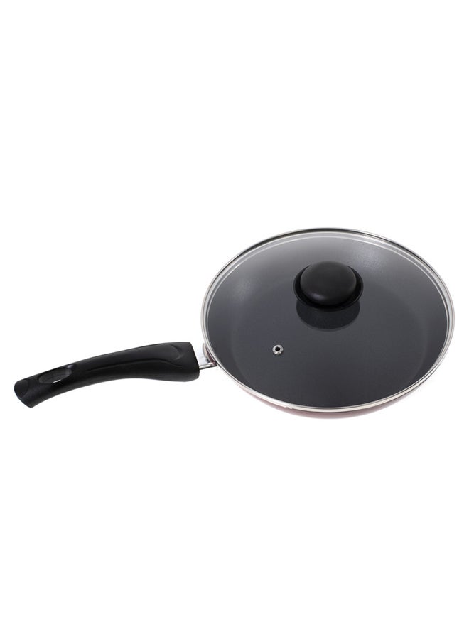 Royalford - Fry Pan With Lid Black 28 cmcm - Image 1