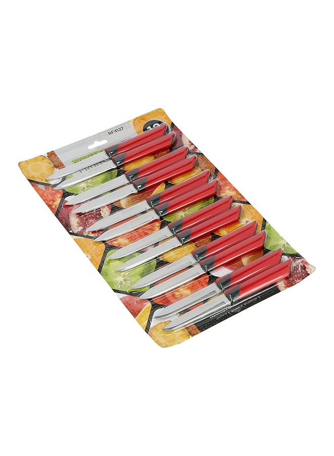 Royalford 12-Piece Fruit Knife Set Assorted - Image 1
