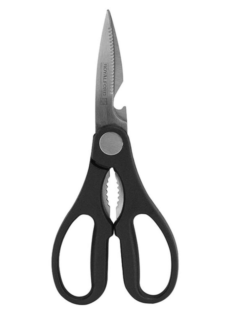 Royalford Kitchen Scissors 3In1 Scissors Opener Nut Cracker Multicolor - Image 1