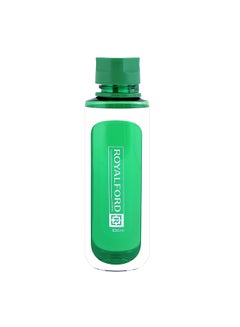 Royalford Cylindrical Design Water Bottle Green/White  - Image 1