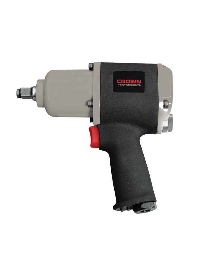 Crown CT38080 Air Impact Wrench Black/Grey Black/Grey - Image 1