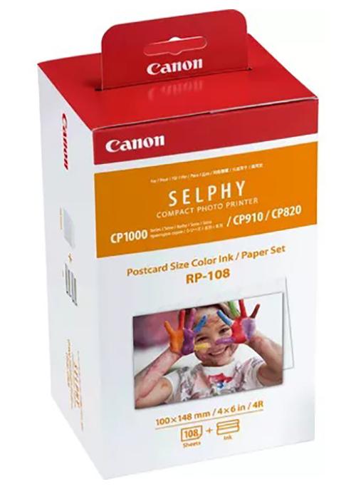 Canon RP-108 Colour Ink/Paper Set Print up to 108 Postcard-sized Images - Image 1