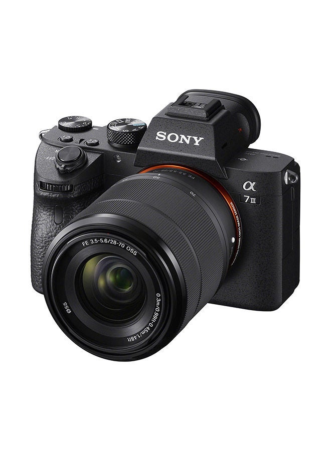 Sony Alpha A7 Iii Full-Frame Professional Camera 35Mm Sensor With Sel2870 Interchangeable Lens, 24.2 Megapixels - Black (Ilce-7M3K) - Image 1