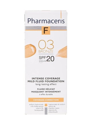 Pharmaceris F 03 Bronze Mild Fluid Foundation With Spf 20, Intense Coverage 03 Bronze - pnsku/N15130826A/45/_/1727687858/beee10ea-f9ad-492a-84bf-6cf409993efc