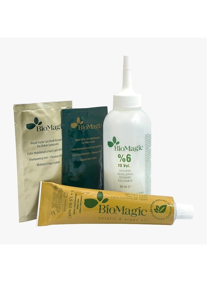 BIOMAGIC Hair Color Cream With Keratin & Argan Oil Blonde  - Image 2