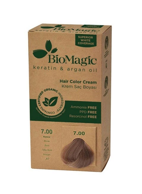 Hair Color Cream With Keratin & Argan Oil Blonde
