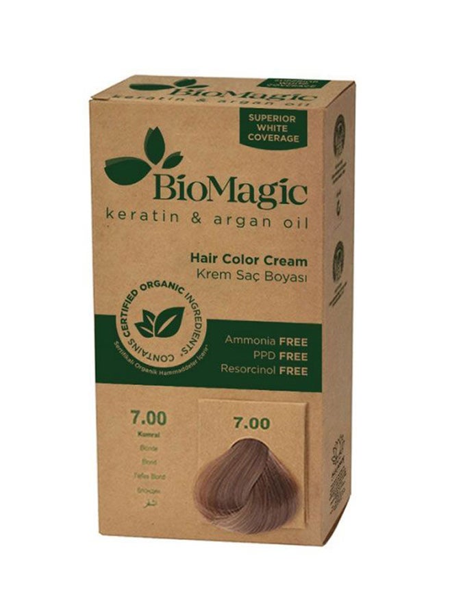 BIOMAGIC Hair Color Cream With Keratin & Argan Oil Blonde  - Image 1