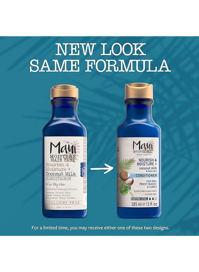 MAUI MOISTURE Maui Moisture Hair Care Conditioner, Infused With Coconut Milk, Nourish & Moisture 385ml  - Image 2