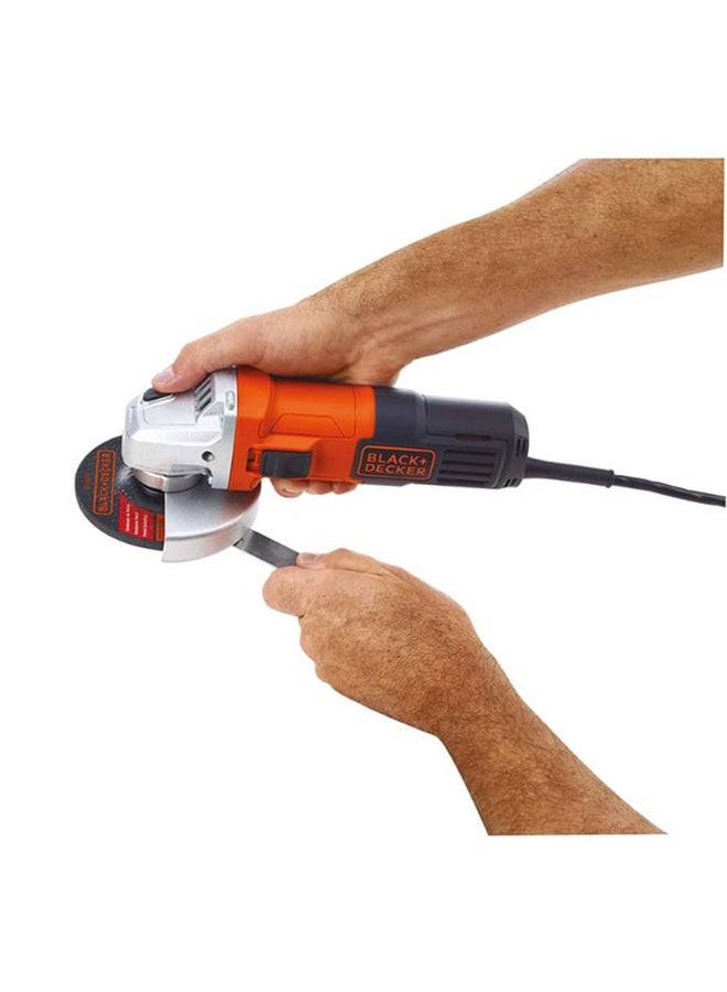 BLACK+DECKER 650W Small Angle Grinder, G650-B5 Orange/Black - Image 5