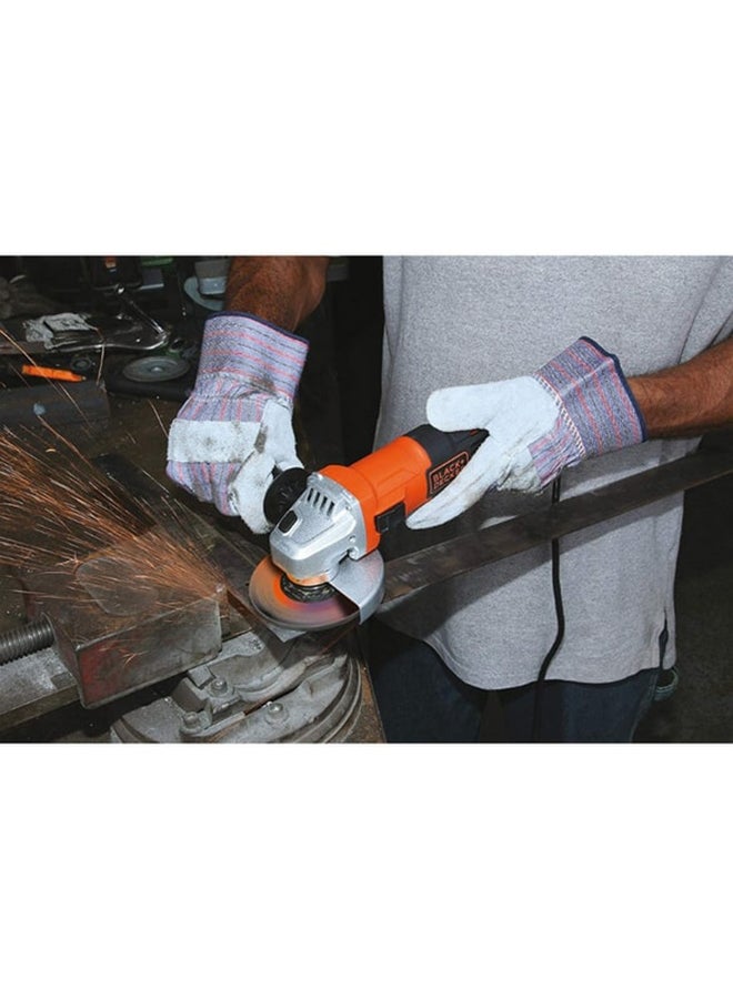 BLACK+DECKER 650W Small Angle Grinder, G650-B5 Orange/Black - Image 4