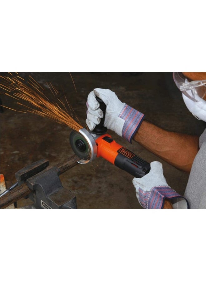 BLACK+DECKER 650W Small Angle Grinder, G650-B5 Orange/Black - Image 2
