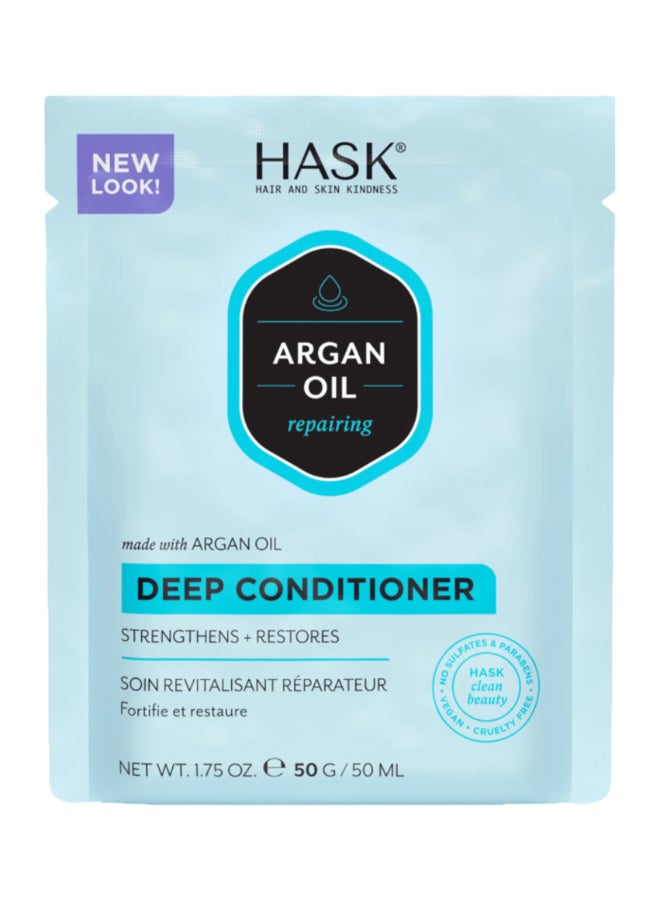 HASK - Argan Oil Intense Deep Conditioning Hair Treatment 50g Revitalizing 50grams - Image 1