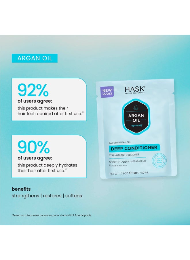 HASK - Argan Oil Intense Deep Conditioning Hair Treatment 50g Revitalizing 50grams - Image 1