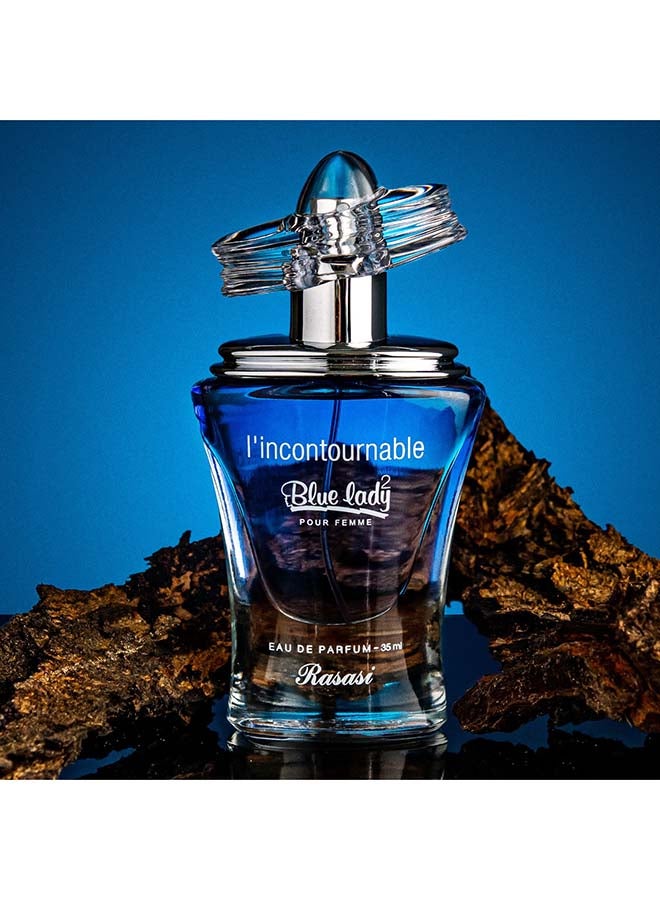 رصاصي ماء عطر لا إنكونتورنابل بلو 35ملليلتر  - Image 3