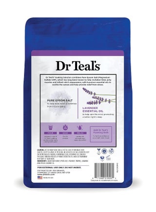 Lavender Epsom Salt Soaking Solution for Soothe & Sleep - Eases Aches & Muscle Pains for a Deeper Sleep 1.36kg - view 2