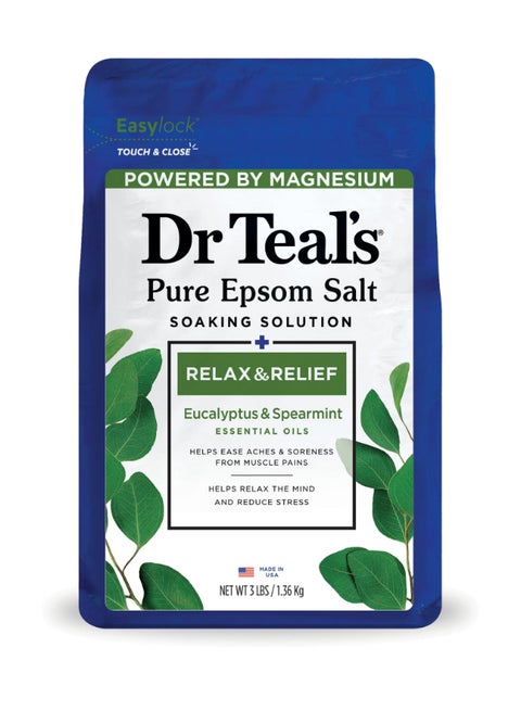 Pure Epsom Salt Soaking Solution With Eucalyptus Spearmint 1.36kg
