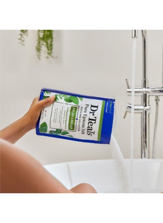 Eucalyptus & Spearmint Epsom Salt Soaking Solution for Relax & Relief - Eases Aches & Muscle Pains, Stimulates the Senses 1.36kg - view 3
