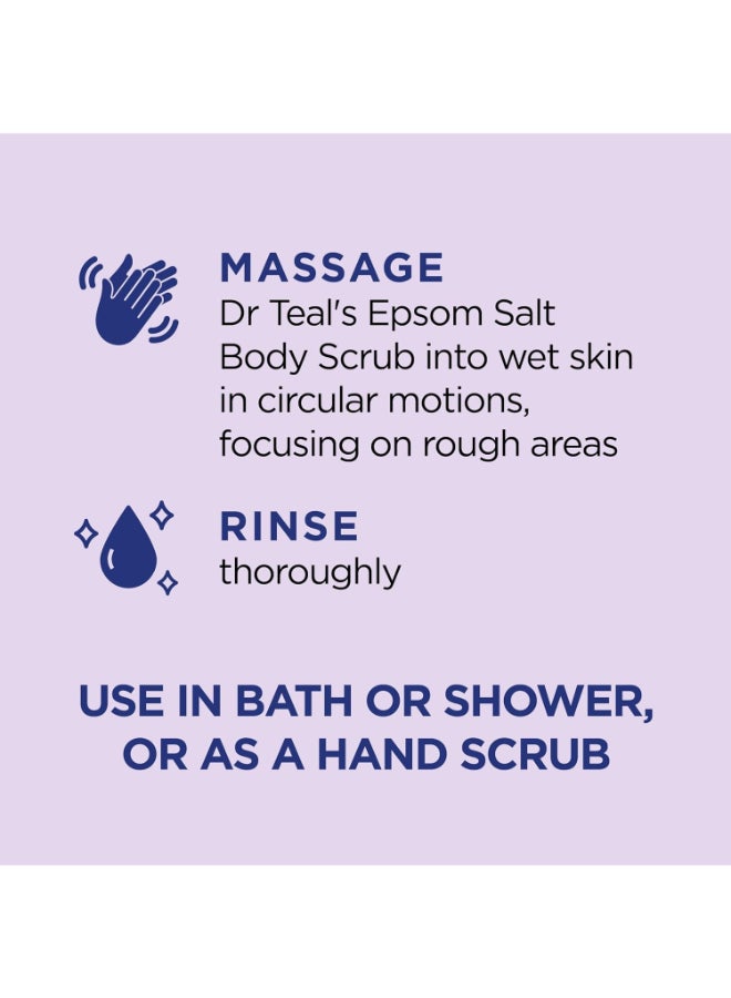 Dr Teal's - Pure Epsom Salt Body Scrub 454grams - Image 1