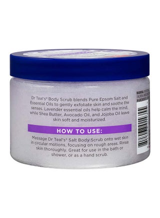 Lavender Epsom Salt Body Scrub to Exfoliate & Renew - Soothes the Senses & Moisturizes Skin with Essential Oils 454grams - view 2