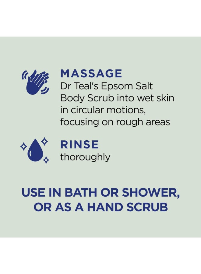 Dr Teal's - Pure Epsom Salt Body Scrub 454grams - Image 1