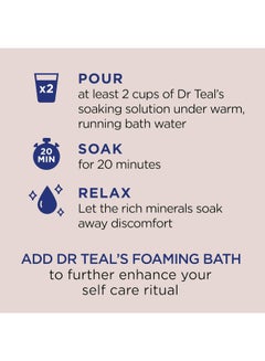 Dr Teal's Pure Epsom Salt Soaking Solution 1.36kg  - Image 4