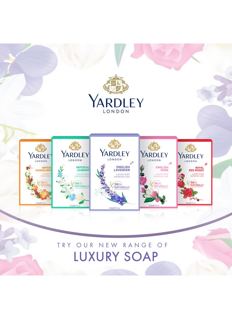 ياردلي صابون فاخر لندن بالياسمين بحجم 100 جم - Image 5