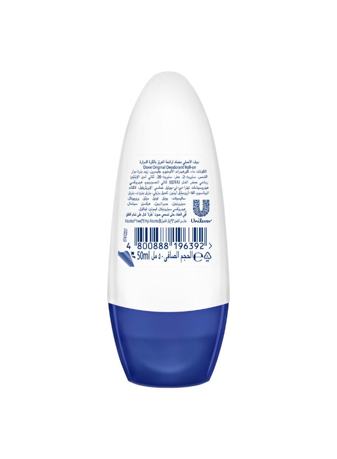 Dove - Women Antiperspirant Deodorant Rollon Original 50ml - Image 1