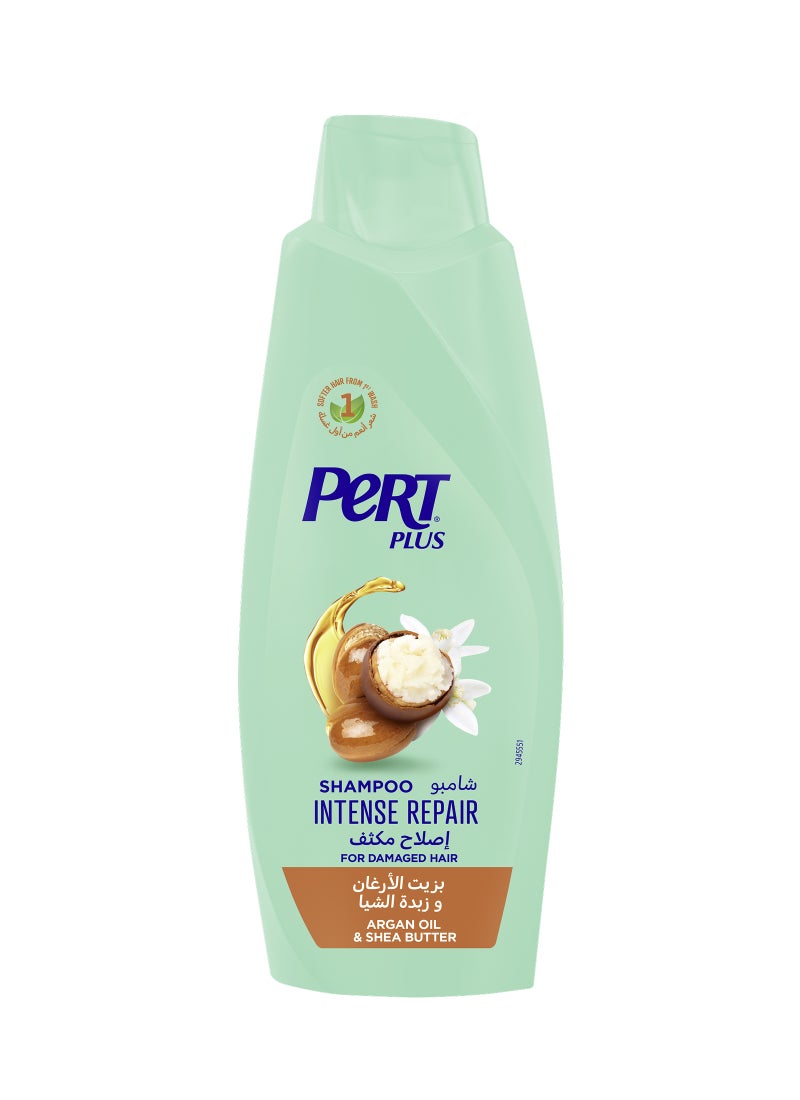 PERT PLUS Shampoo for Damaged Hair with Argan Oil and Shea Butter 600ml - Image 1