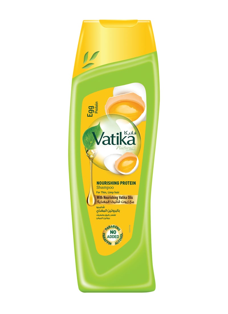 Dabur Egg Nourishing Protein Shampoo For Thin And Limp Hair 400ml  - Image 1
