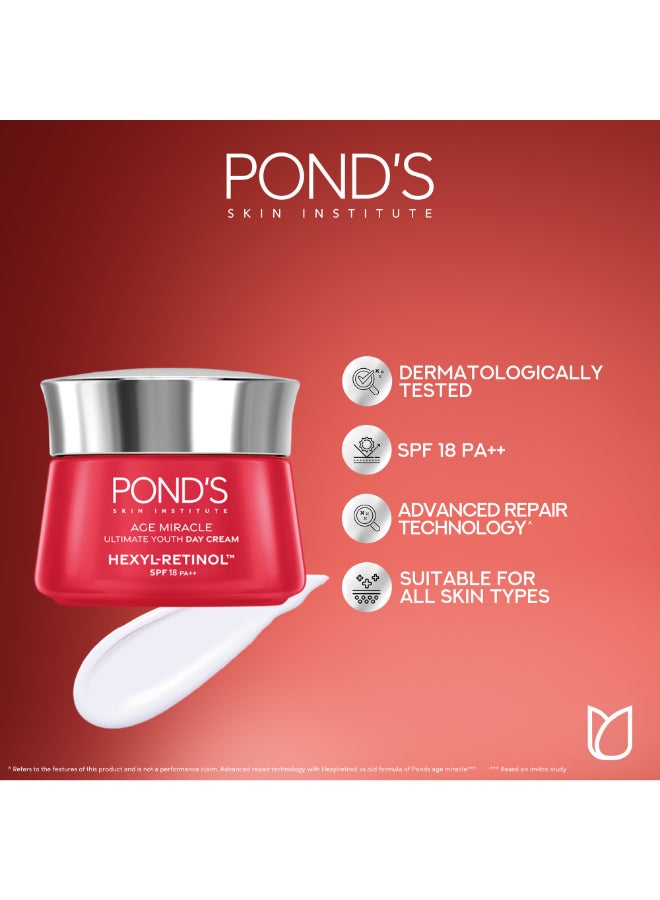 Pond's - Age Miracle Day Cream Spf 18 50grams - Image 1