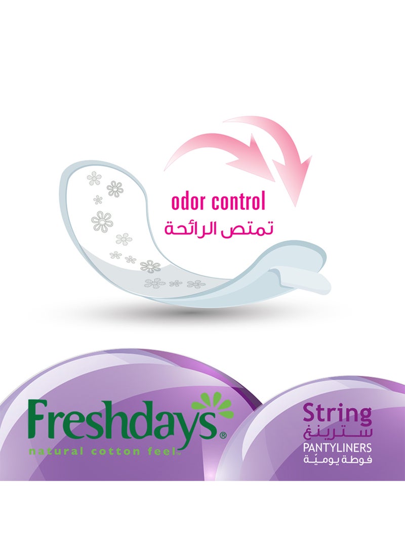 Pantyliners String 24 Pads White