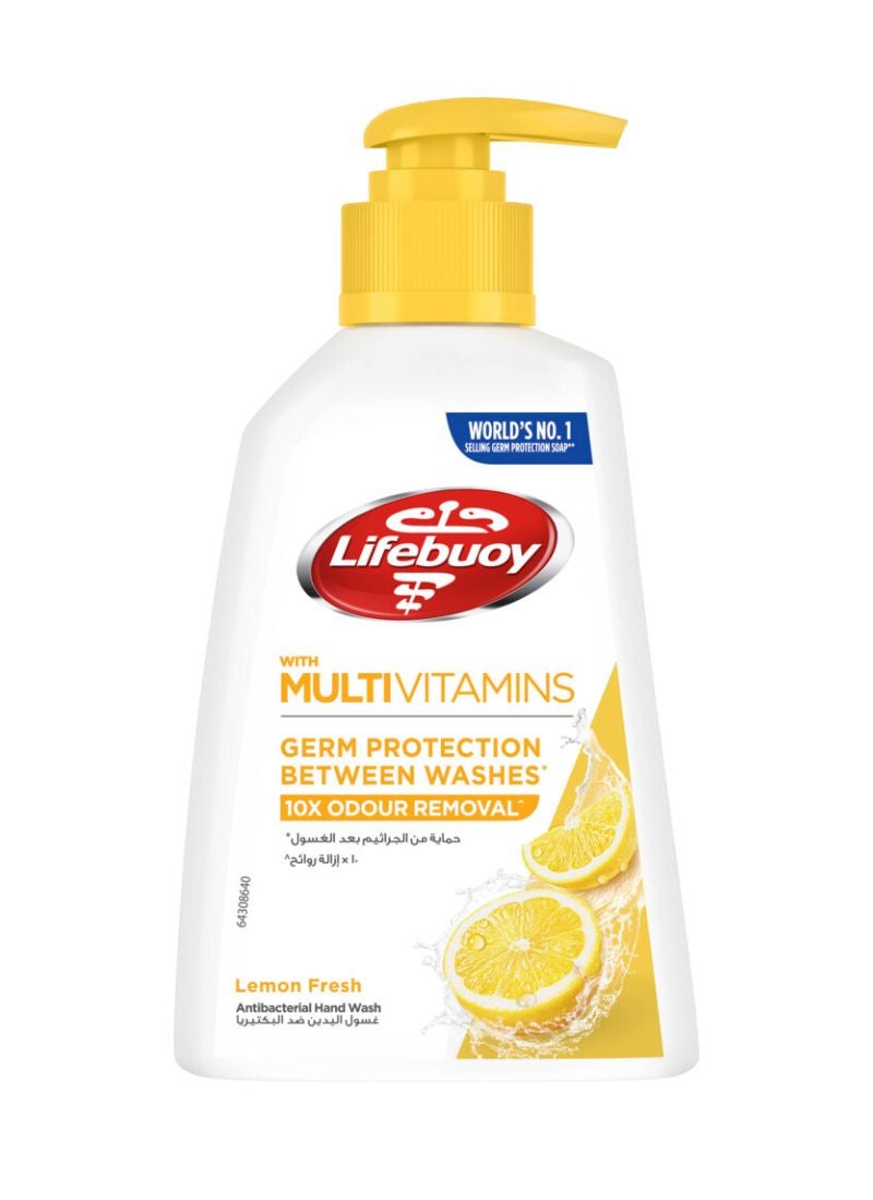 Lifebuoy - Anti Bacterial Hand Wash Lemon Fresh 200ml - Image 1