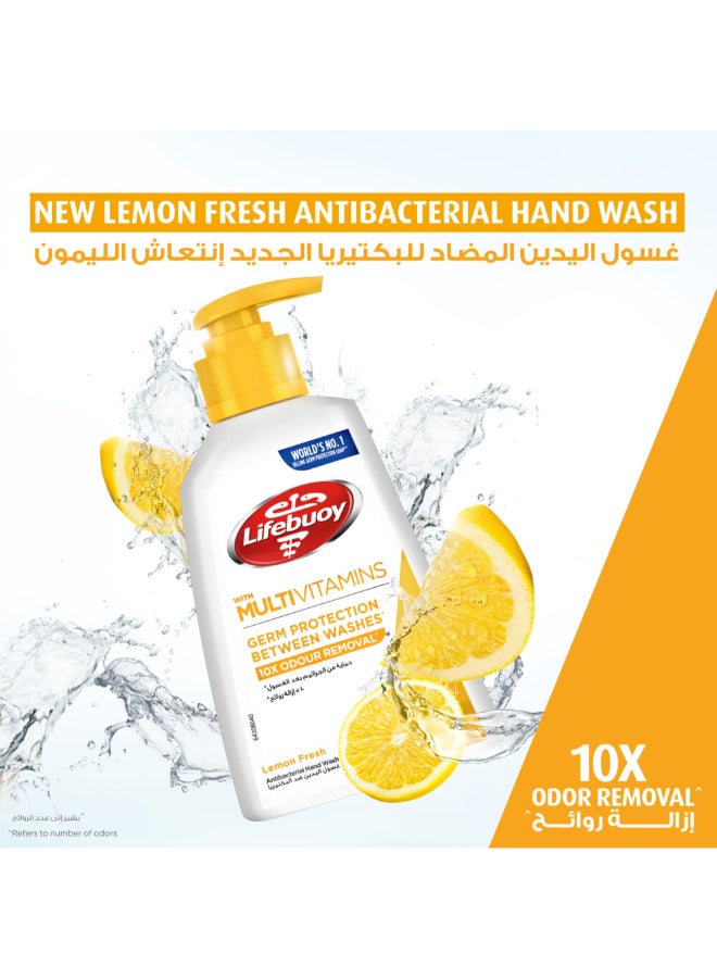 Lifebuoy - Anti Bacterial Hand Wash Lemon Fresh 200ml - Image 1