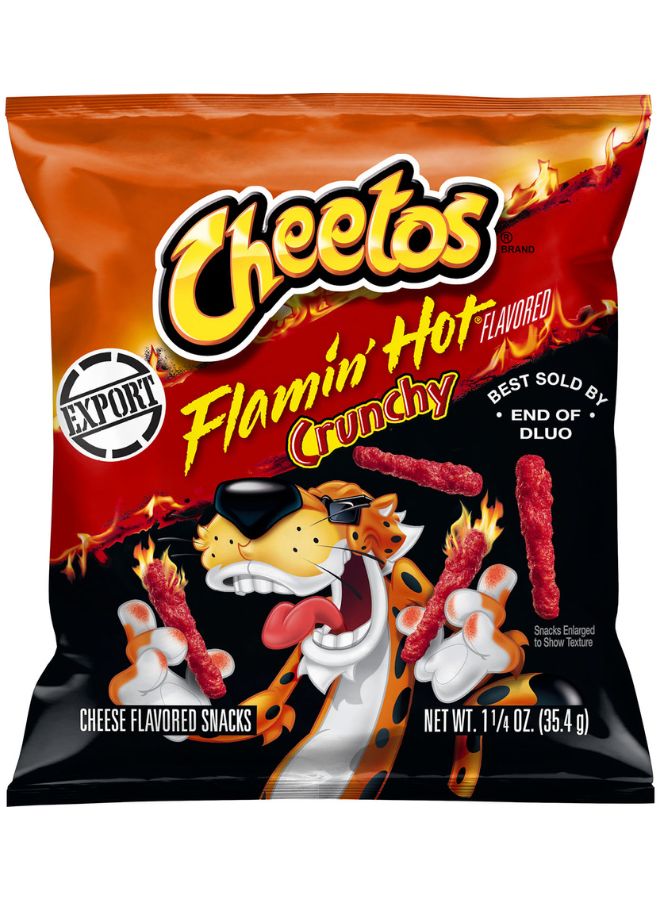Cheetos - Flamin Hot Cheese Flavour Snack 1.25ounce - Image 1